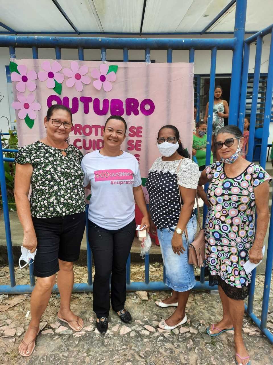 Camacã: PSF Euvaldo Maia realiza Ação pela campanha Outubro Rosa